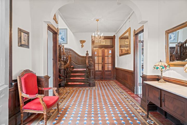 Interior entrance