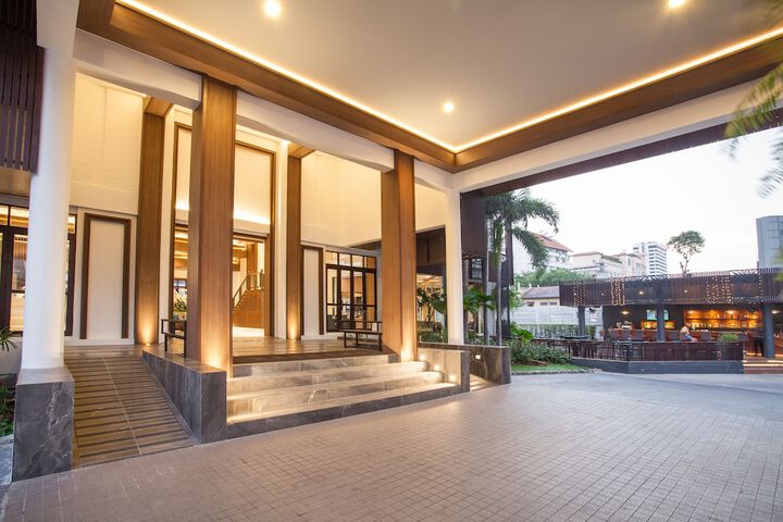 Interior entrance