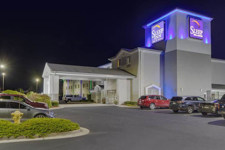 Front of property - evening/night