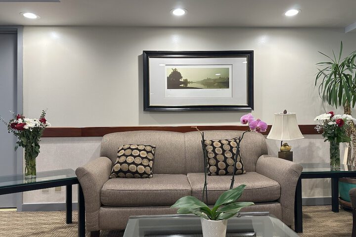 Lobby sitting area