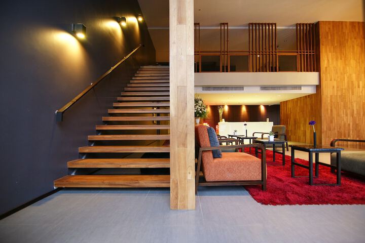 Interior entrance