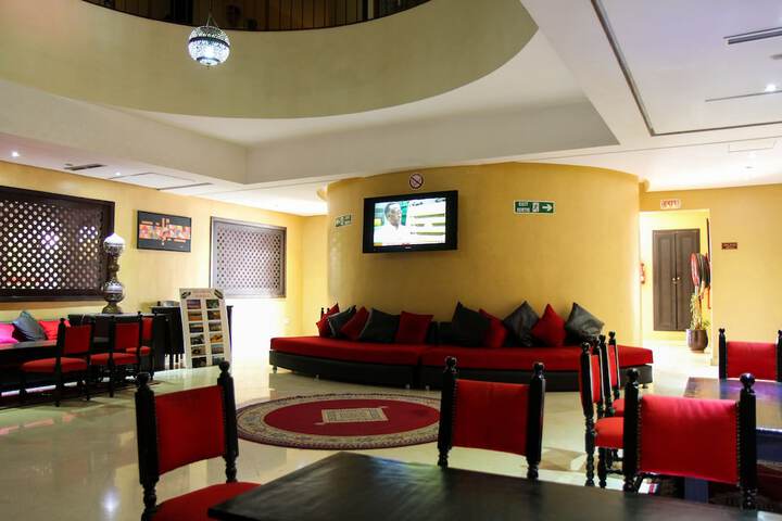 Interior entrance