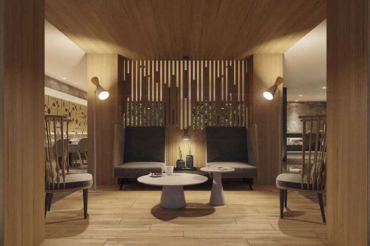 Lobby sitting area