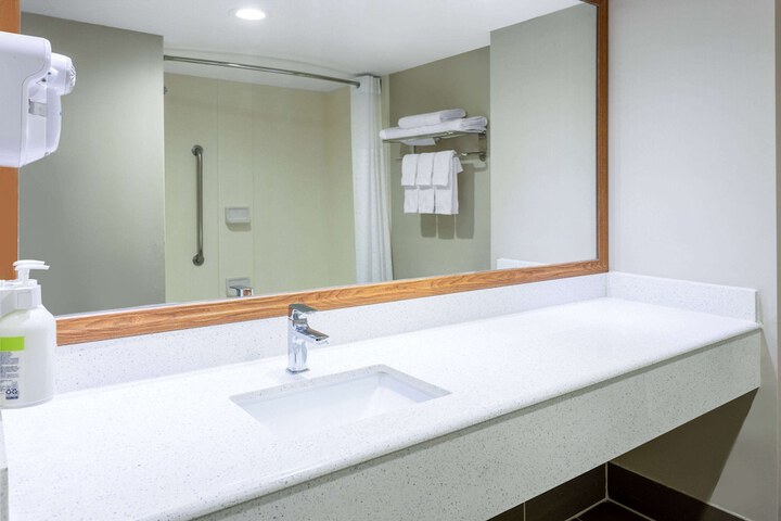 1 Queen Bed Mobility Accessible Studio Suite Bathtub with Grab Bars (15 of 28)