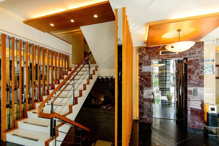 Interior entrance