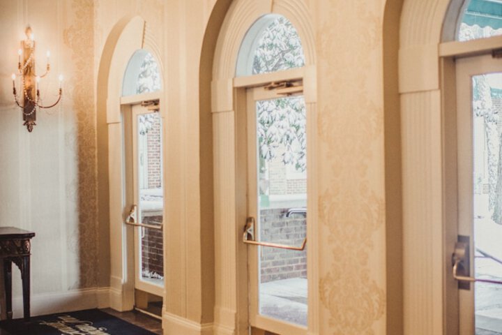 Interior entrance