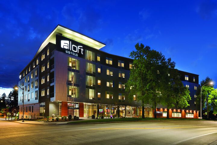 Front of property - evening/night