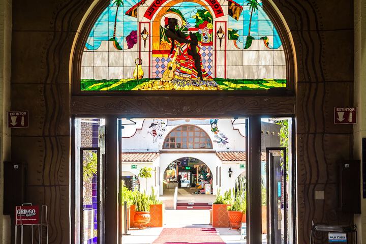 Interior entrance