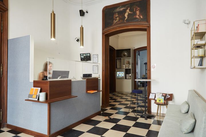 Interior entrance