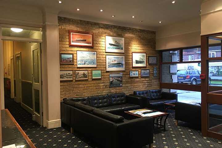 Lobby sitting area