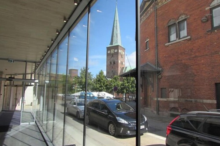 Interior entrance