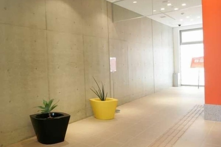 Interior entrance