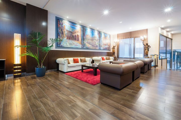 Lobby sitting area