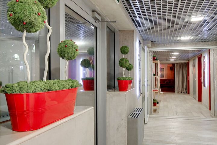 Interior entrance