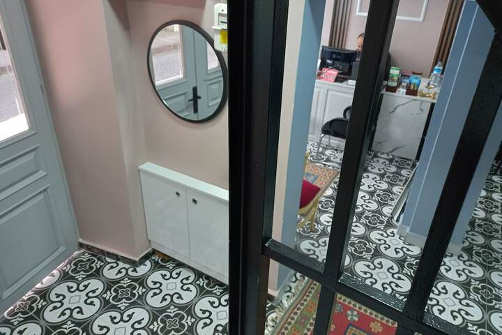Interior entrance