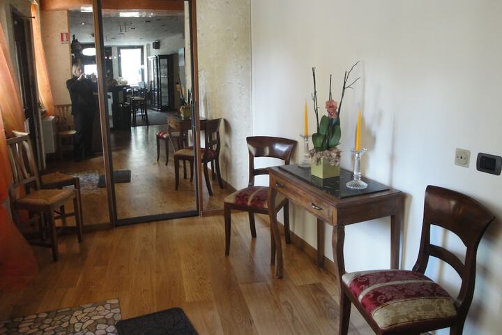Interior entrance