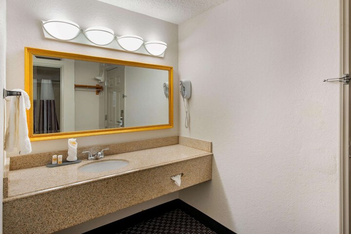 1 King Bed Mobilty Acessible Room Bathtub with Grab Bars (11 of 35)