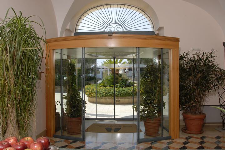 Interior entrance