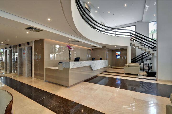 Interior entrance