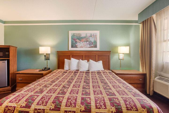 1 King Bed Work Desk Microwave and Refrigerator Usb Port Air Conditioned Continental Breakfast (8 of 14)
