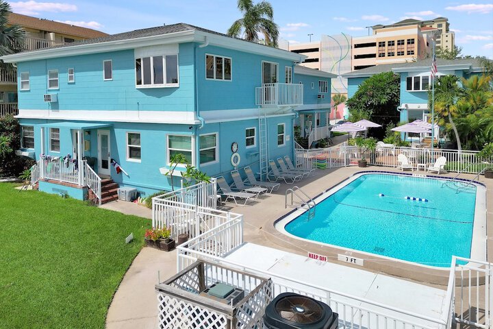 Exterior of The Seashell Suites