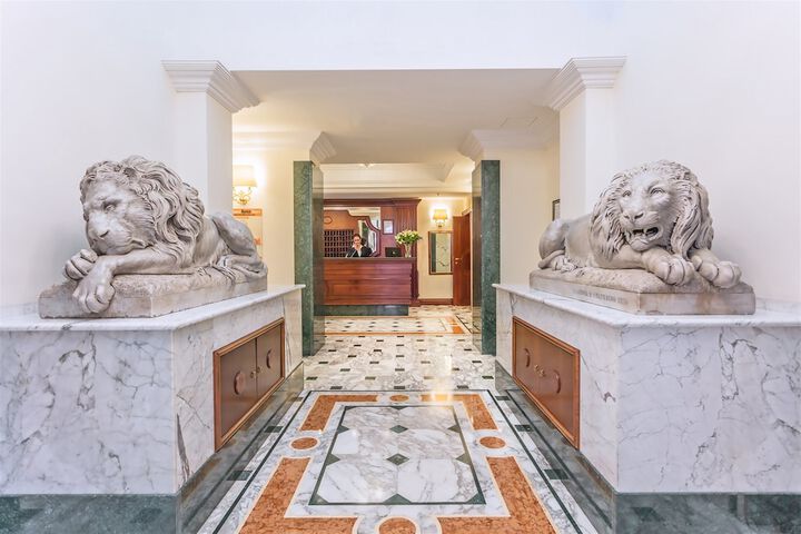 Interior entrance