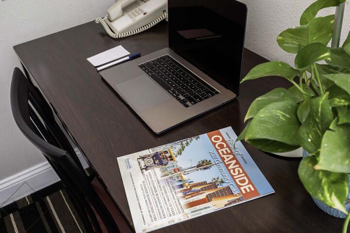 In-room business center