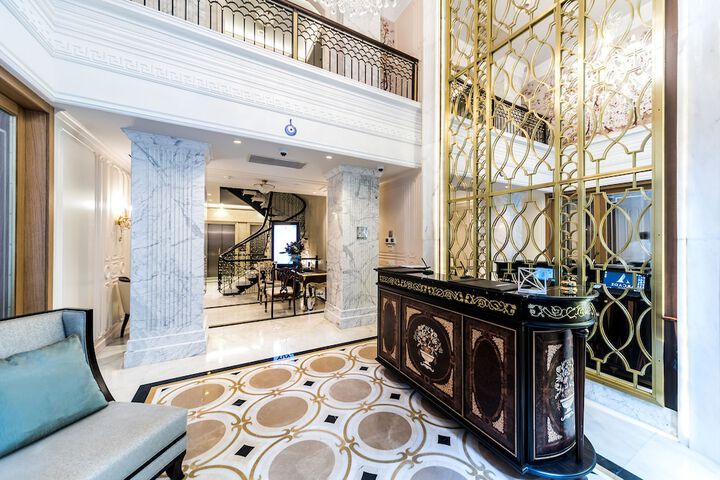 Interior entrance
