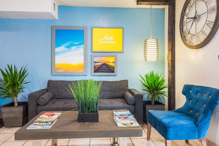 Lobby sitting area