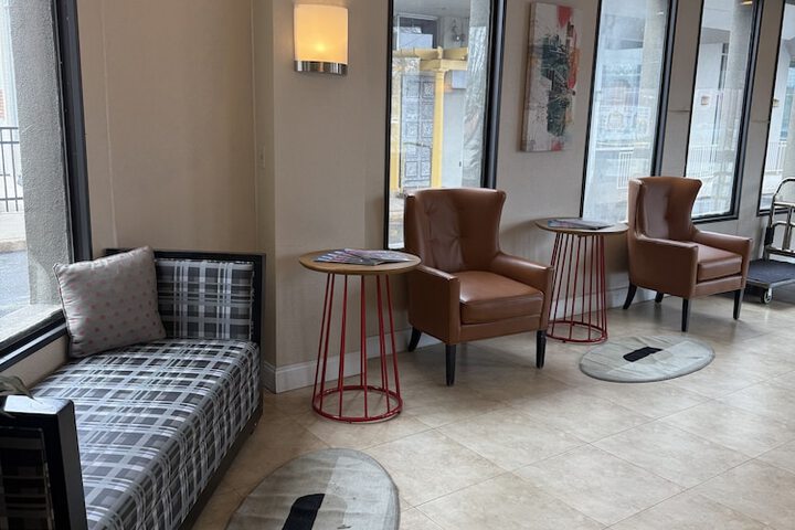 Lobby sitting area