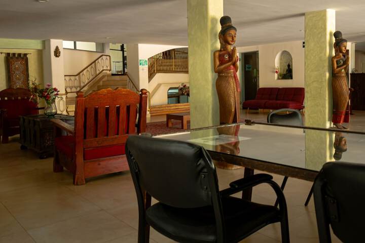 Interior entrance