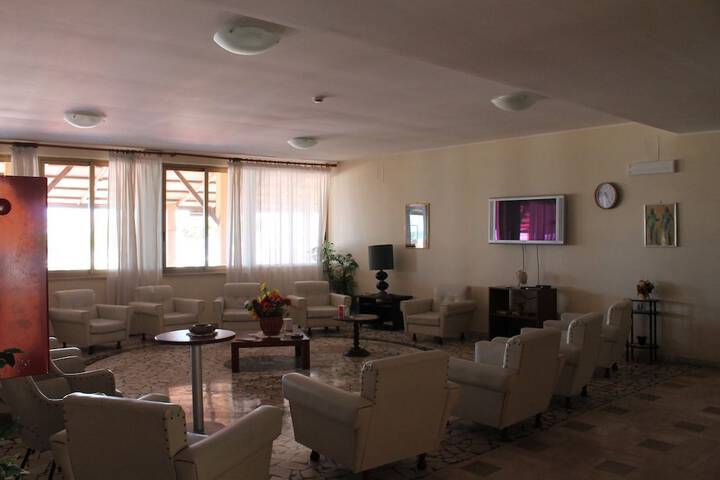Lobby sitting area
