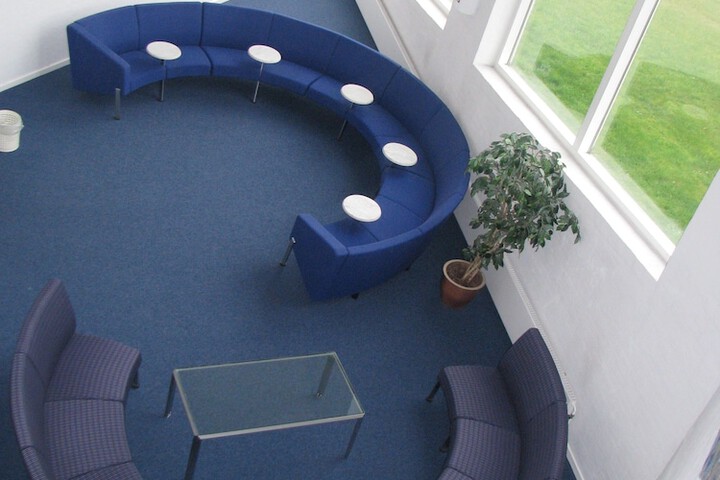 Lobby sitting area