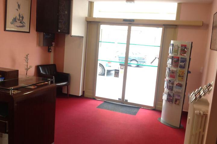 Interior entrance