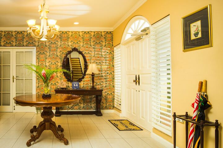 Interior entrance