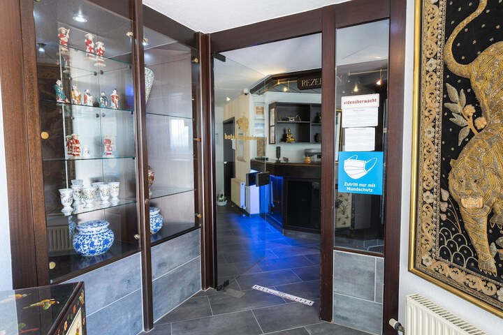 Interior entrance