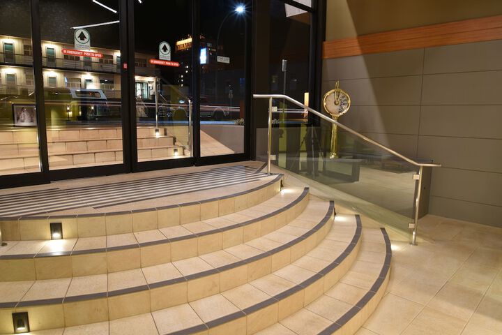 Interior entrance