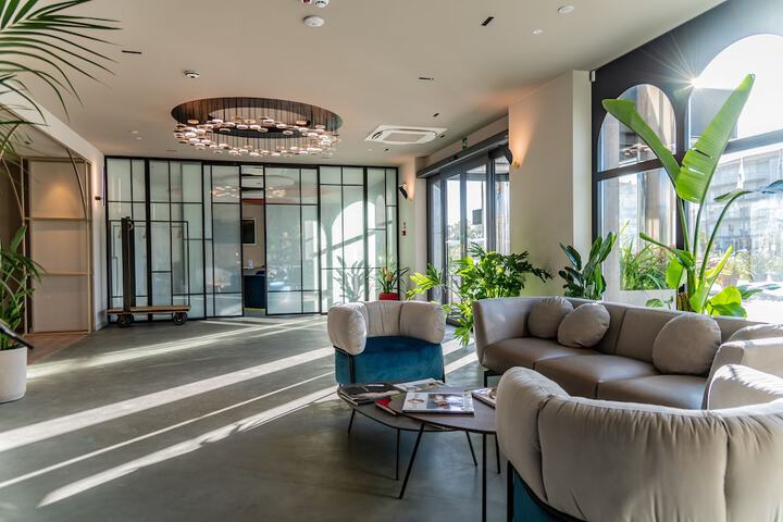 Lobby sitting area