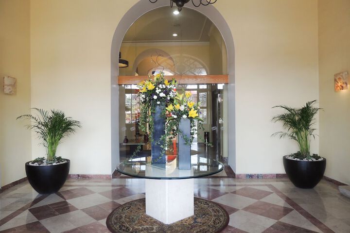 Interior entrance