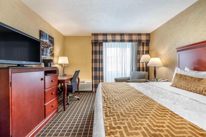 1 King Bed Love Seat Refrigerator WiFi Full Breakfast (12 of 18)