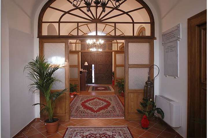 Interior entrance
