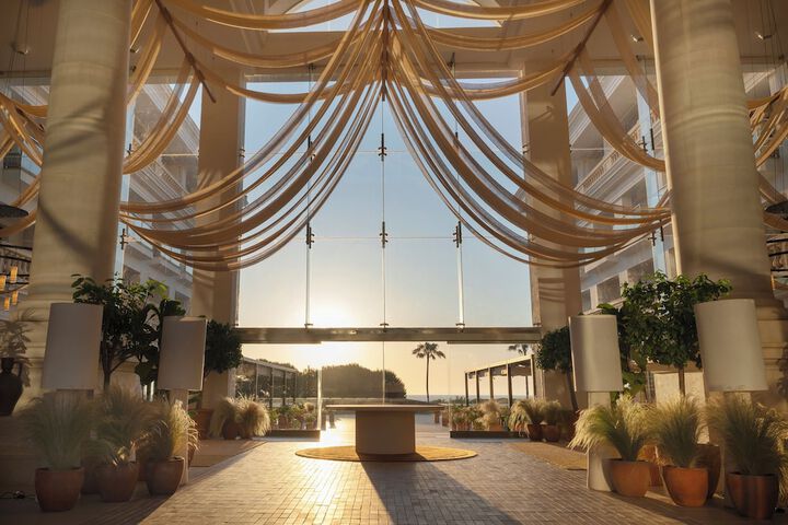 Interior entrance