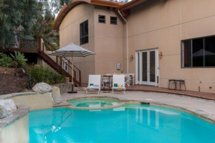 Exterior of Modern & Chic Home in Oceanside w / Heated Pool Spa, & Fire Pit! Moreno by AvantStay
