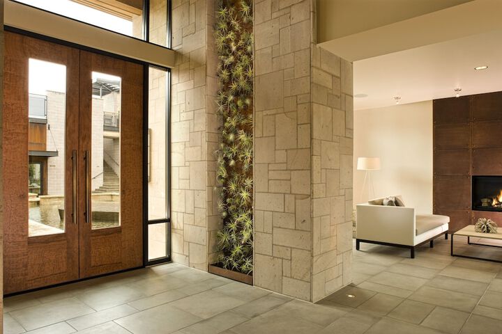 Interior entrance