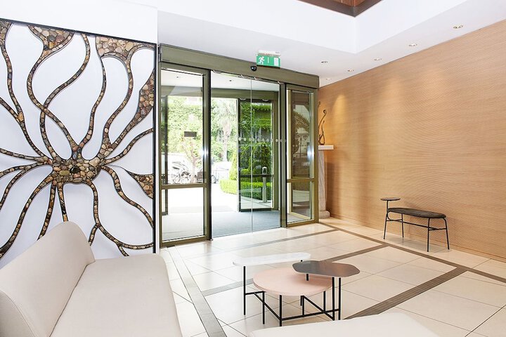Interior entrance