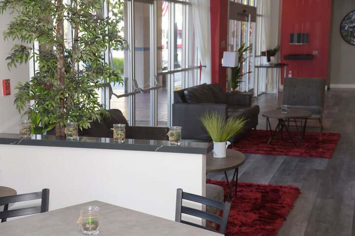 Lobby sitting area