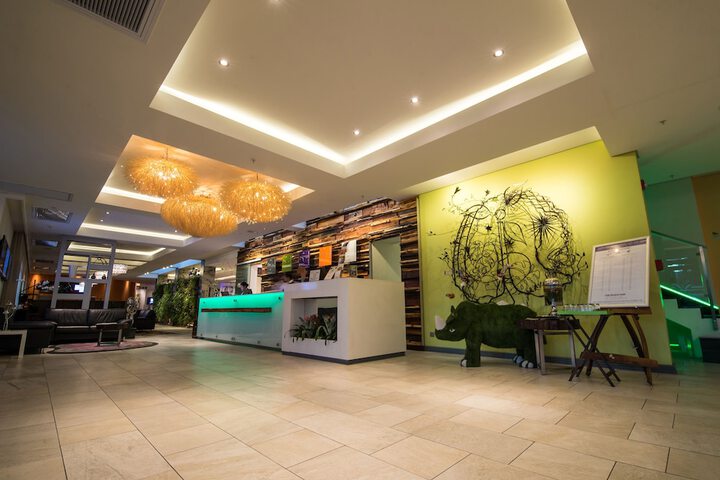 Interior entrance