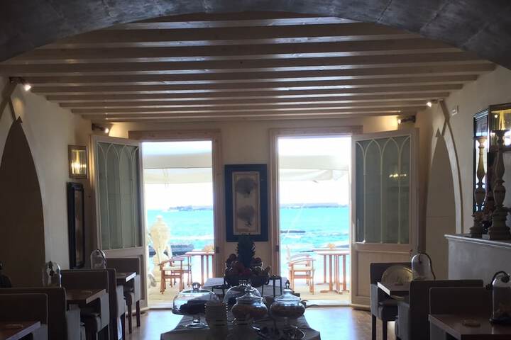 Interior entrance