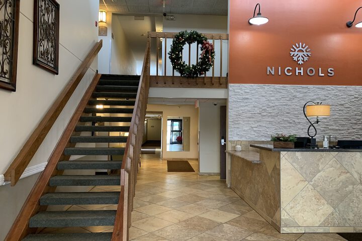Interior entrance
