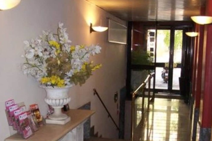 Interior entrance